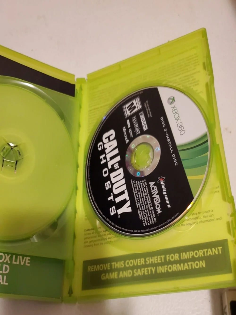 Call of duty ghosts XBOX 360